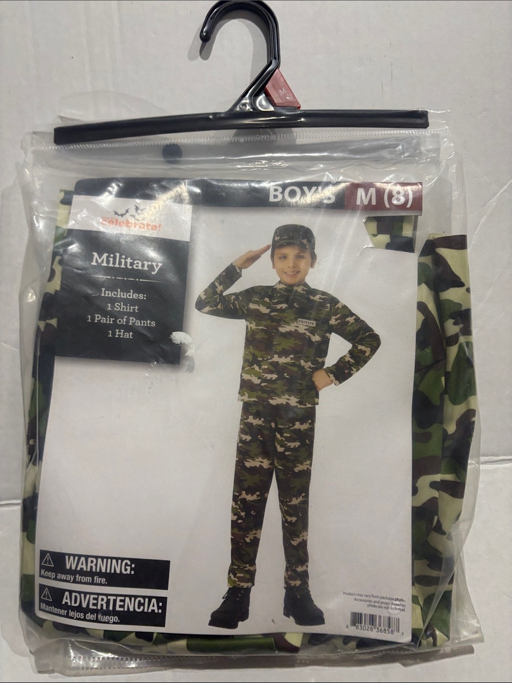 Kids Military Camo Costume - Green Camo